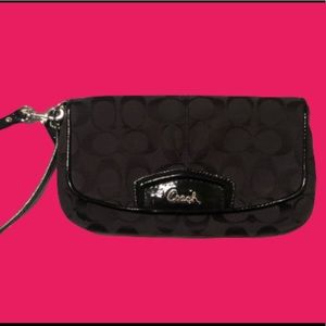 COACH mini purse wristlet